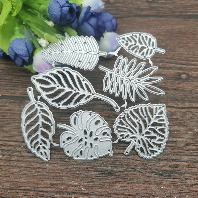 7 stuks laat kaart snijden dies stencils voor diy scrapbooking decoratieve embossing handwerk matrijs snijmal