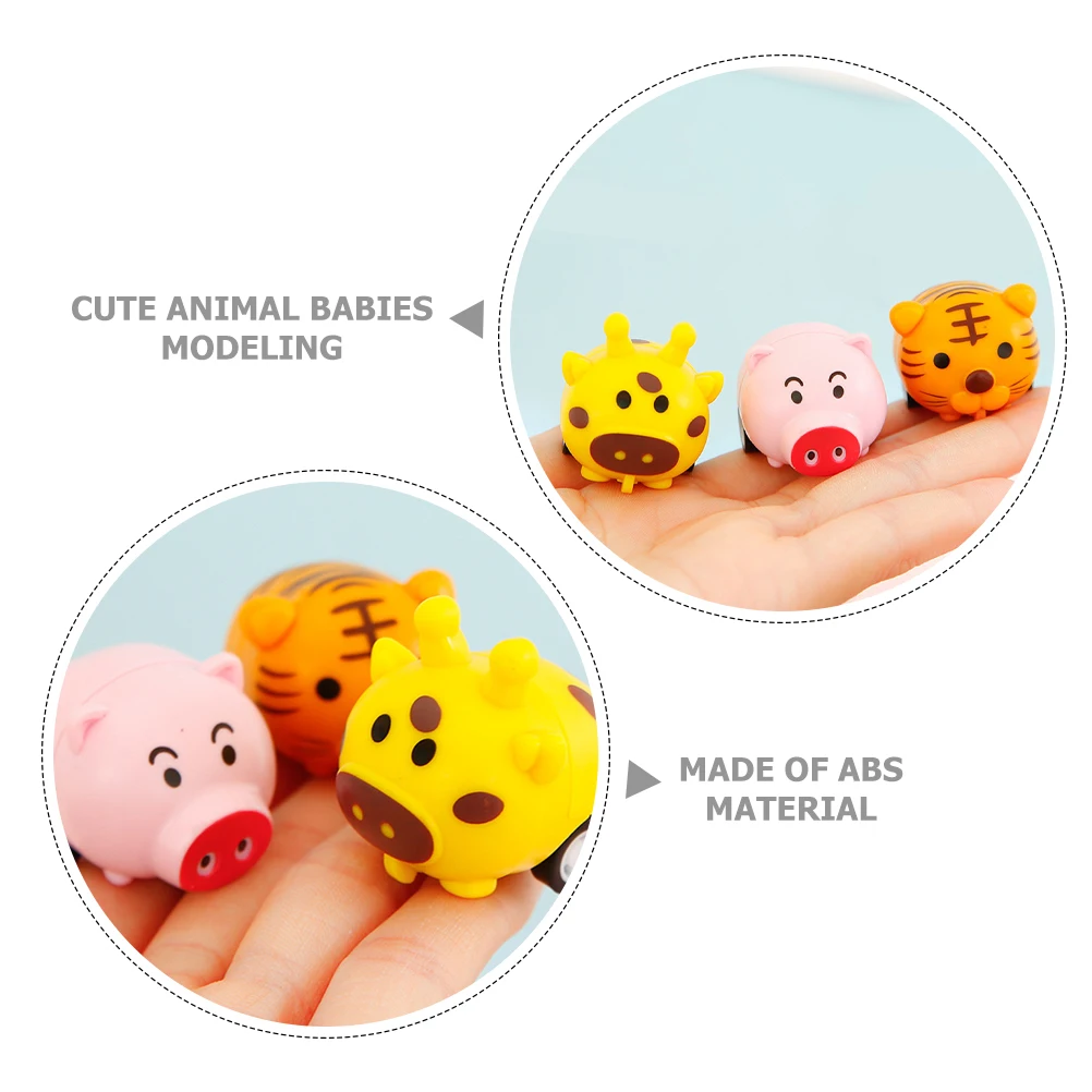 

5Pcs Pull Back Car Friction Powered Vehicle Cartoon Baby Car Gift Toddler Party Favor Fun Toys for Boy Toys for Girls