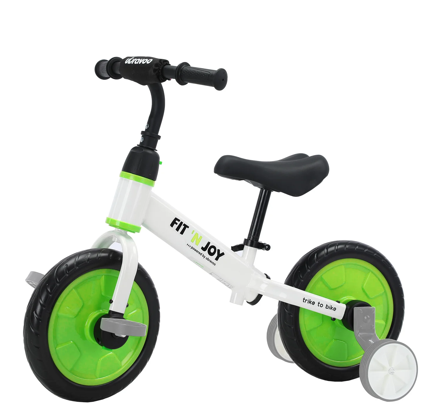 UBRAVOO Tiny Scout Vélo d'équilibre pour Enfants de 3 4 5 Ans,vélo 4 en 1 pour Enfants à partir de 3 Ans avec Roues et pédales d'entraînement,Cadre Sportif,Roues de 30 cm, Hauteur