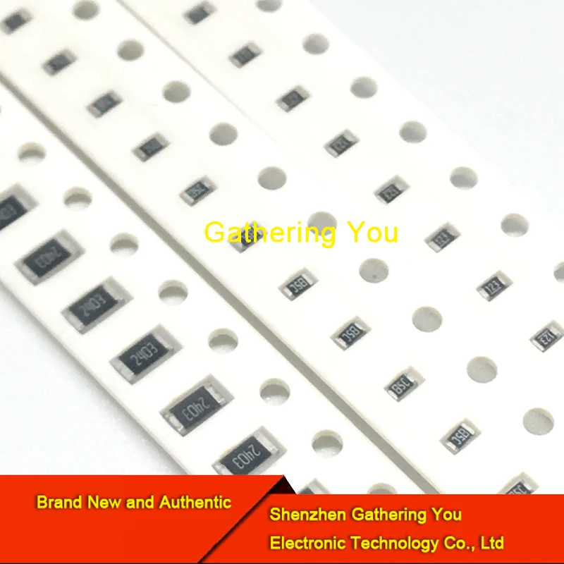 200PCS 660PCS 720PCS 2000PCS 4000PCS 0402 0603 0805 1206 1210 2010 2512 SMD Resistor Assorted Kit 10K 100K 1K 100R 220R  5%