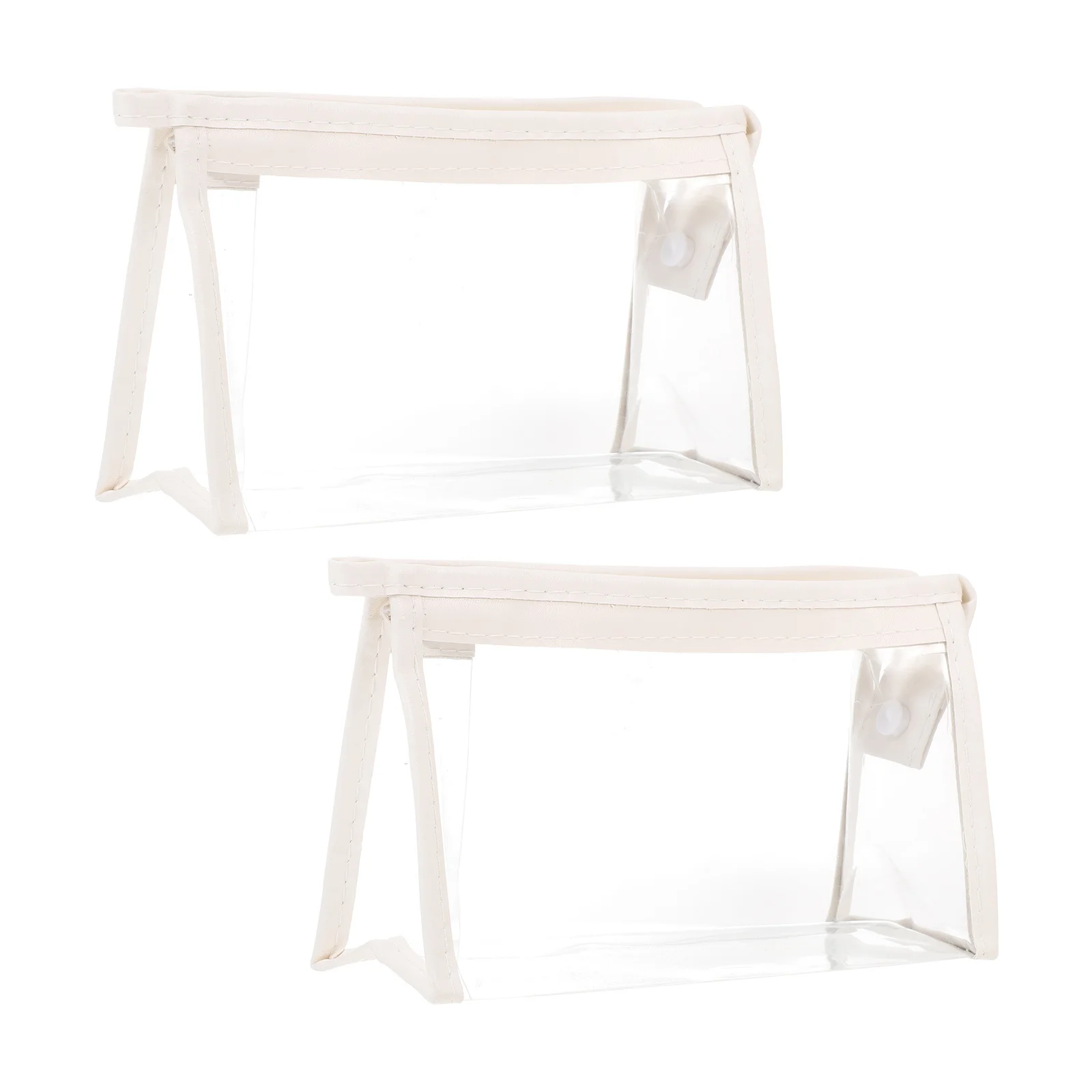 

2Pcs Portable Pencil Bags Scratch Resistant Storage Bag for Pens Rulers Scissors Perfect Workmanship Pencil Bags