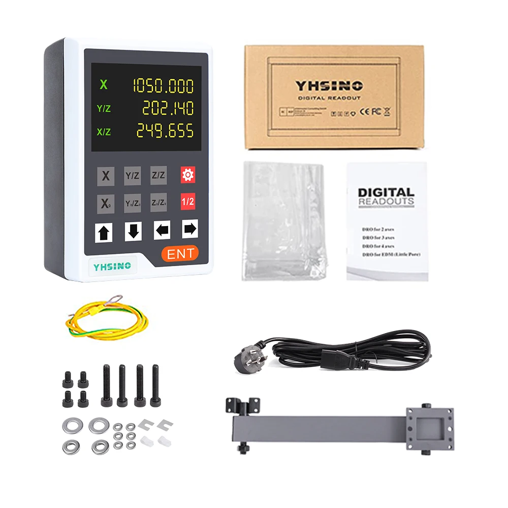 Mini Digital Readout Dro Readout YH800-2E YH800-3E 2 Axis 3 Axis Screen TTL DB9 for Machines