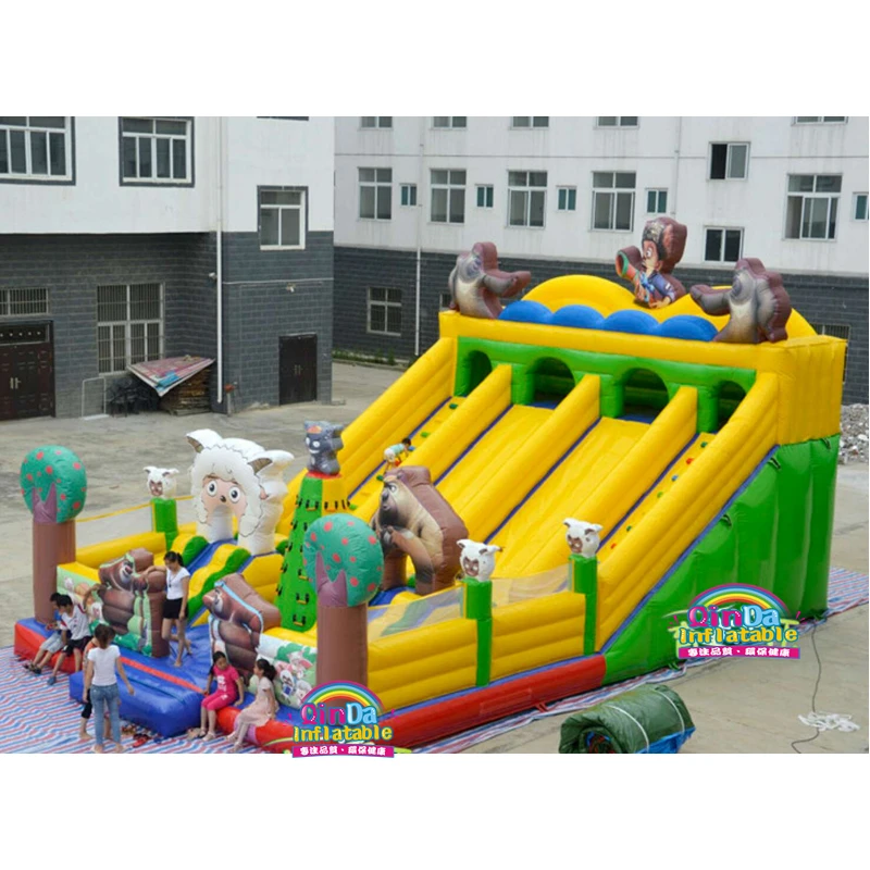 

Outdoor Inflatable Jumping Castle, Combo Inflatable Bouncy Castle For Sale