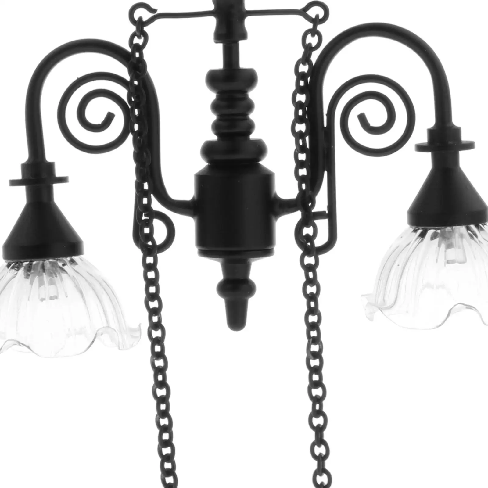 1/12 ミニ吊り下げシーリングライト、メタルシーン、DIY プロジェクト付き