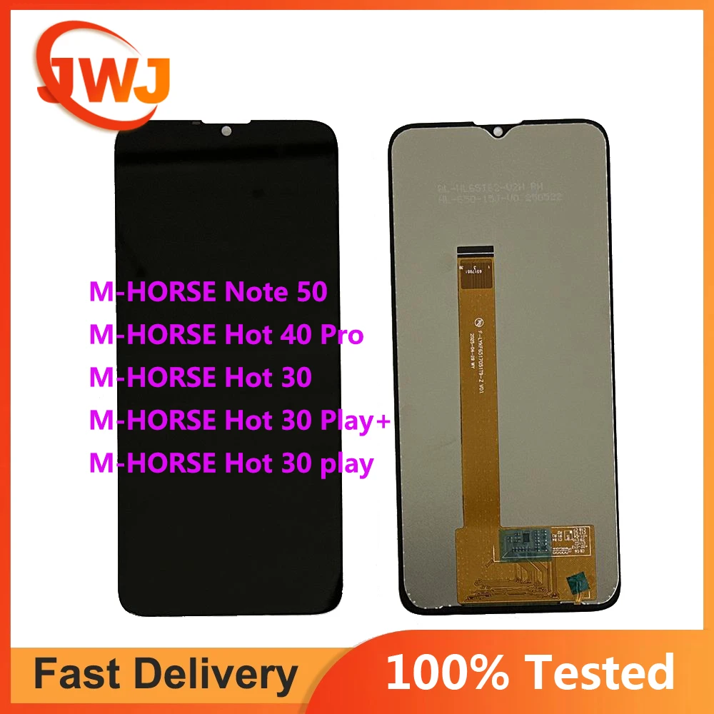 Original Display For M horse Note 50 Hot 40 Pro Hot 30 Hot 30 Play+ Hot 30 play LCD Display Screen Digitizer Assembly Replacemen