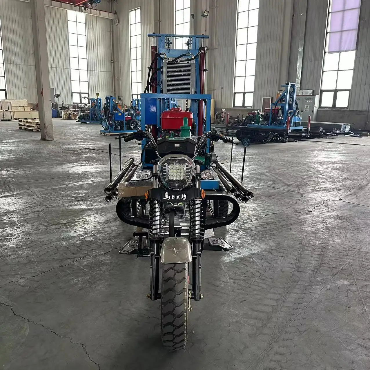 آلة حفر آبار المياه الصغيرة الصغيرة، توصيل سريع، جهاز 3 نقاط قابل للإزالة، قلب عمل جيد رخيص الثمن مع محرك التسليم السريع #1