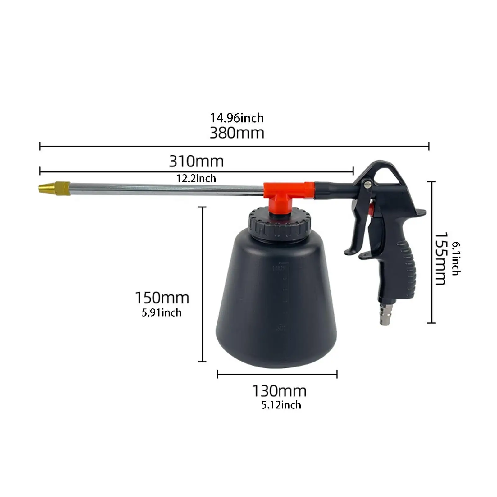 Nettoyeur de soufflage d'air à haut débit, lave-auto portatif multifonction, haute Performance