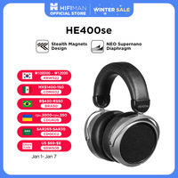 HIFIMAN HE400SE Stealth Magnets Over-Ear Open-Back Full-Size Planar Magnetic Wired Headphones