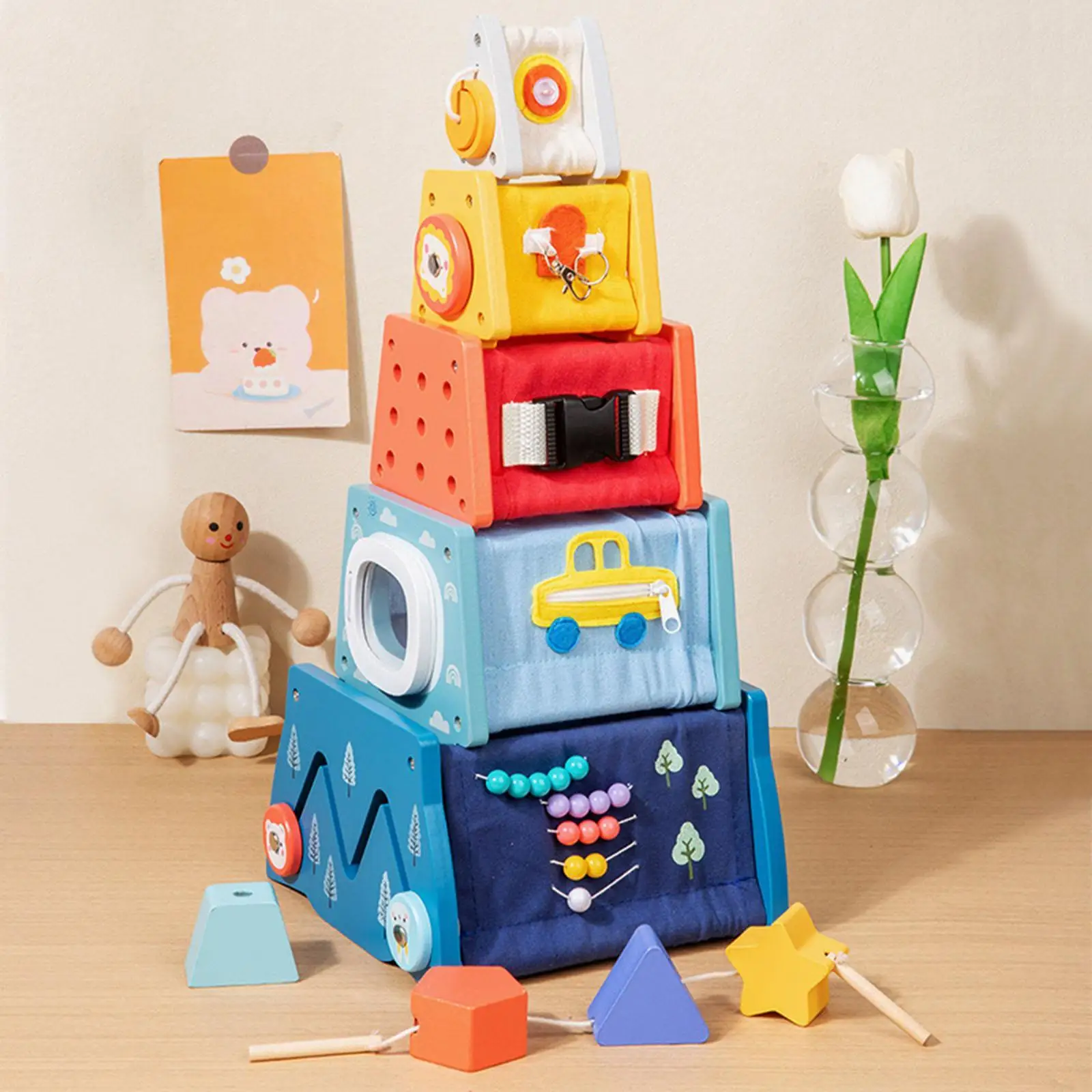 

Гнездовые коробки Игрушечные коробки для укладки и гнездования для детей от 1 до 3 лет и малышей