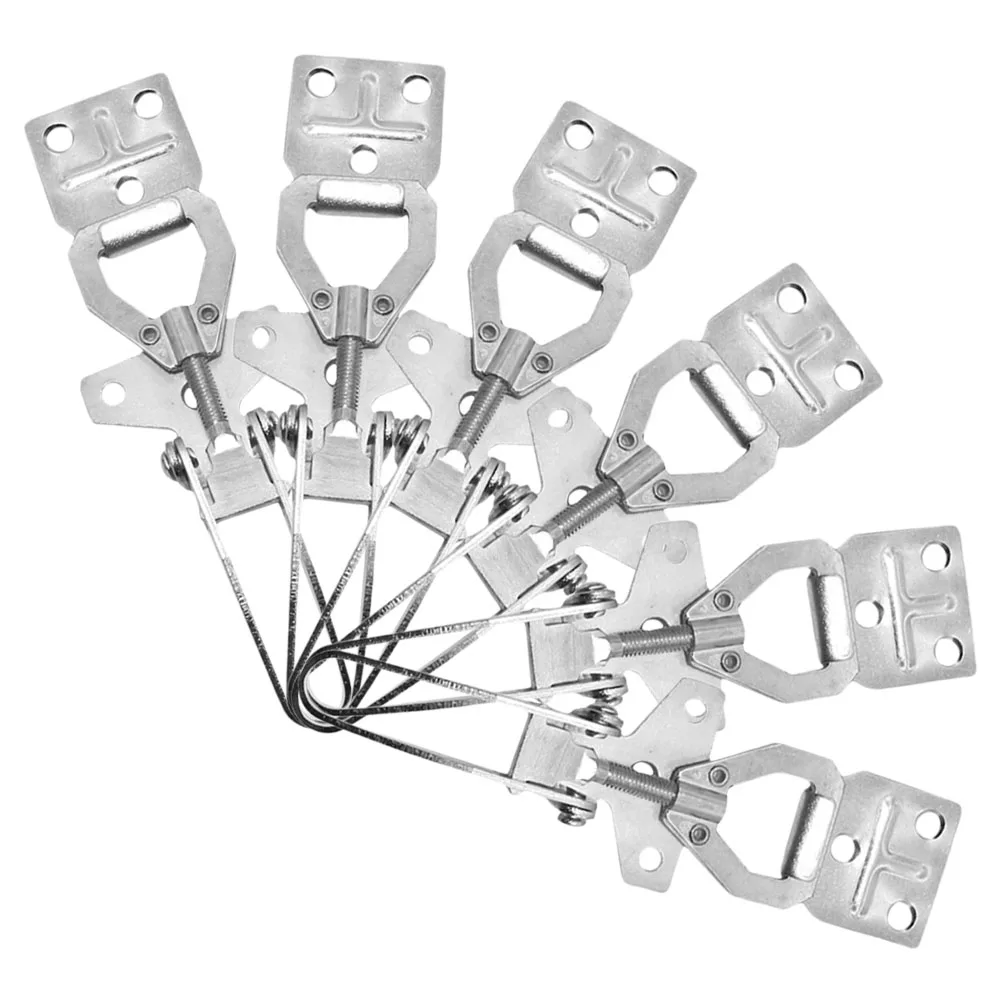 

6pcs Beehive Connector Silver Tools for Beekeeping Hive Clasp Latch Buckle Box Lock Equipment Farm Accessories