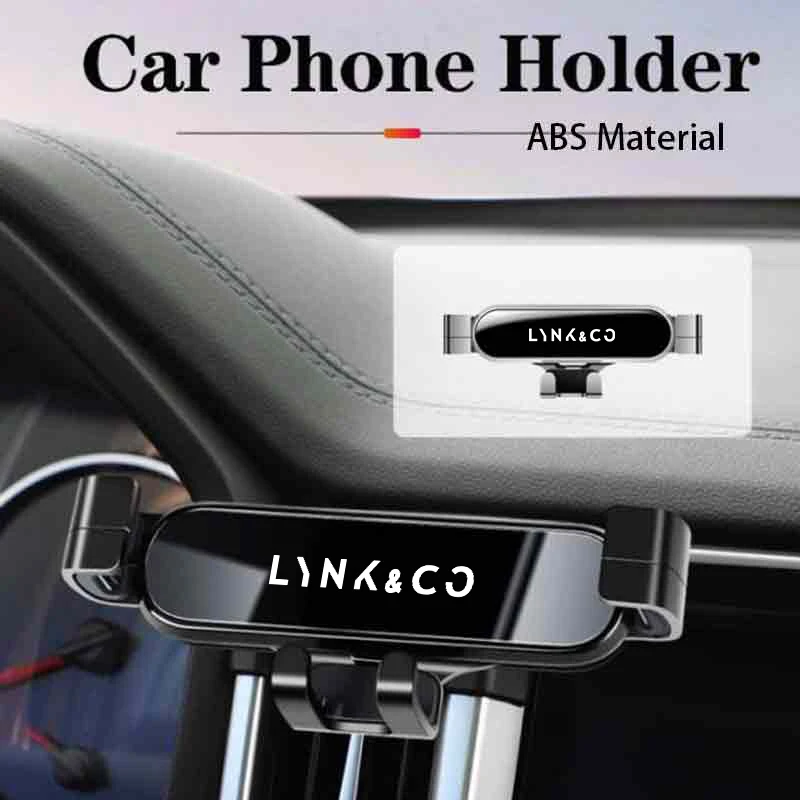 الجاذبية حامل هاتف السيارة تنفيس الهواء جبل كليب حامل هاتف GPS دعم ل LYNK & CO 01 02 03 + 05 06 09 PHEV 09 MHEV