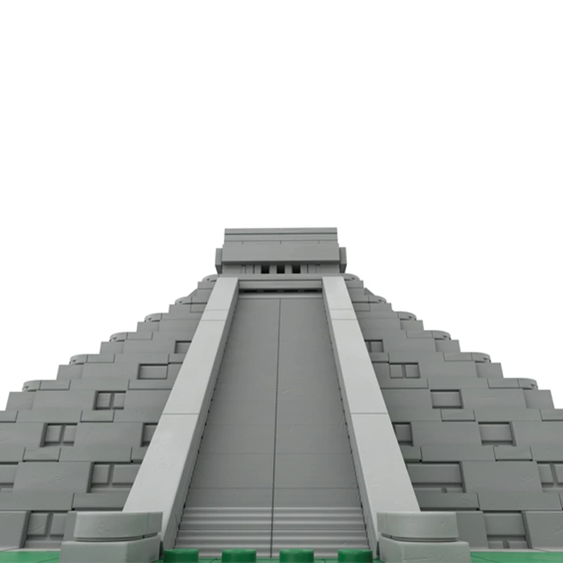 Bloques de construcción modelo piramidal Chichen Itza de 1423 piezas, estilo arquitectónico de civilización maya, ideal para entusiastas de la arquitectura