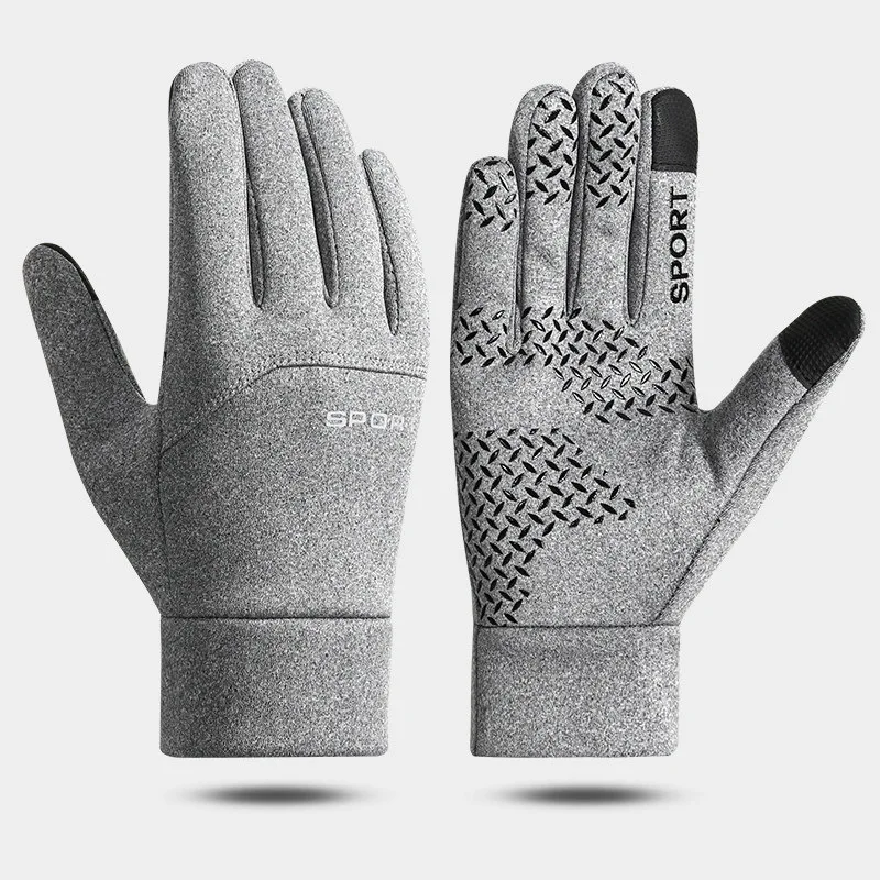 2026 Winter Buckle Cycling Gloves Unisex Touch Screen Warm Gloves Men's Women's Outdoor Sports Running Skiing Gloves