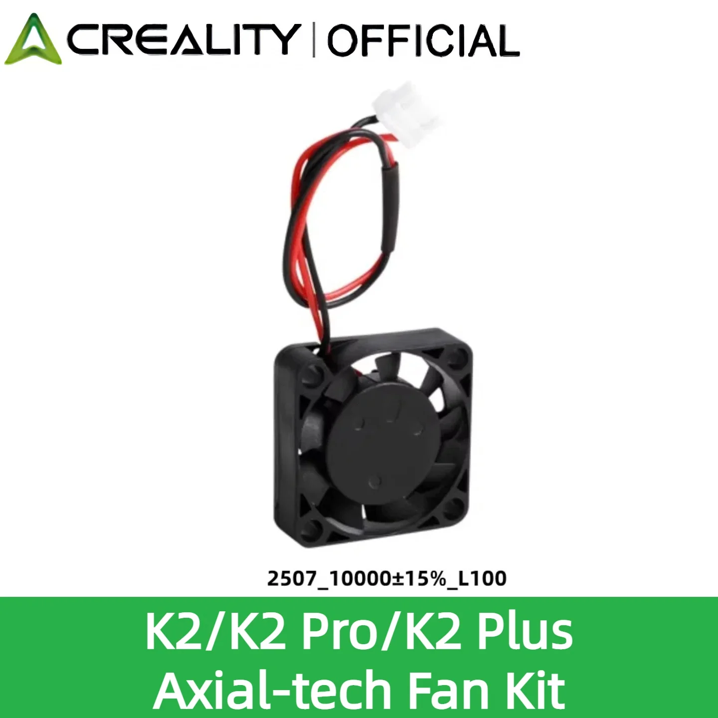 

Creality Original K2/K2 Pro/K2 Plus Axial Cooling Fan Extruder Hotend Heat Sink Fan for Creality Accessories Replacement