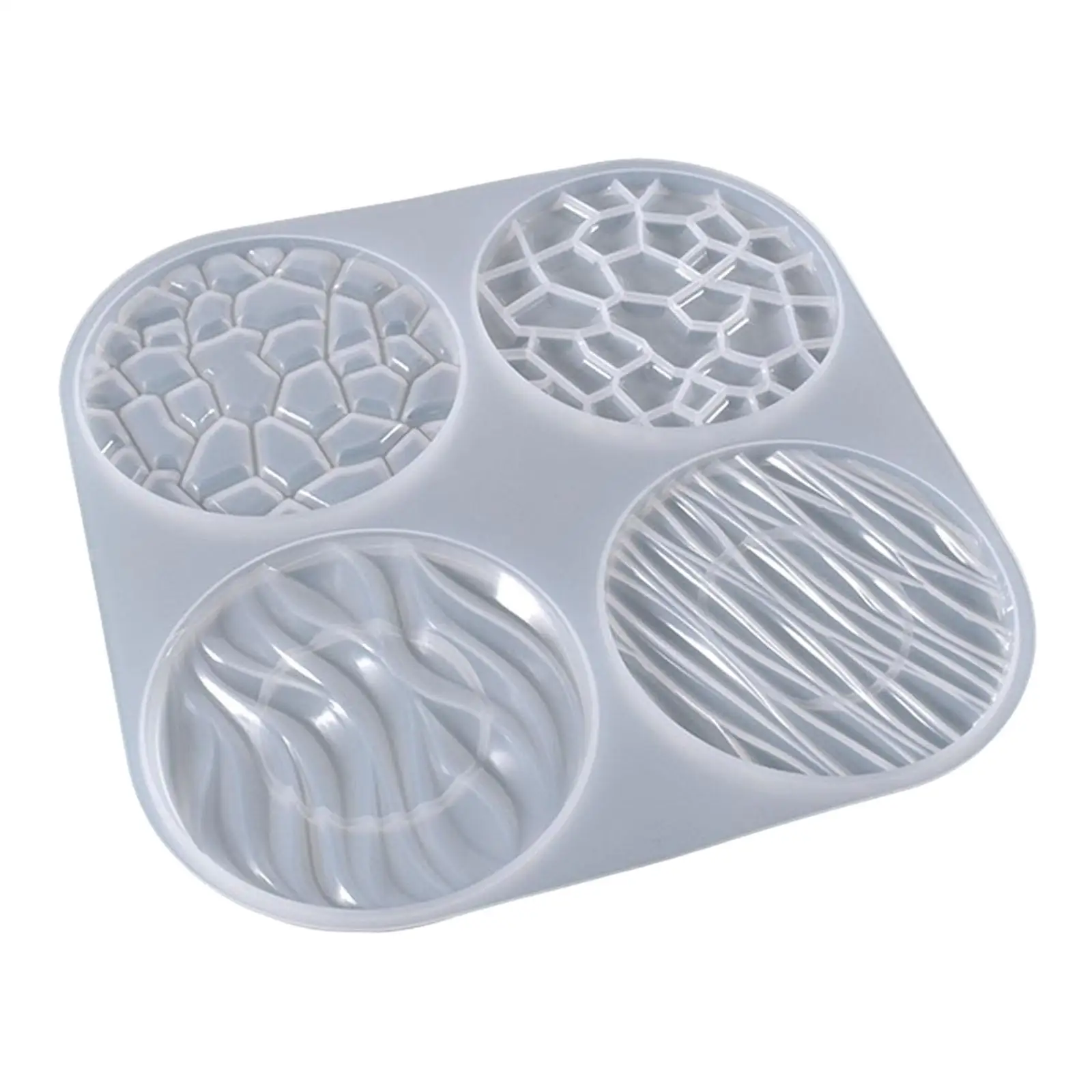 Silicone Coasters Casting Heat Insulation Pad Artwork for Home Decor Storage