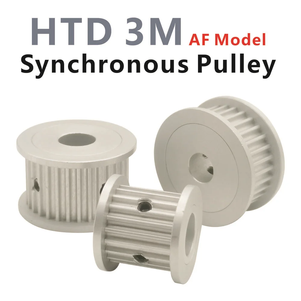 HTD 3M AF Type 50 60 Teeth Timing Synchronous Pulley width 10 15 21 MM Bore 5 To 28 MM Keyway 8 Driving member 3D printer parts