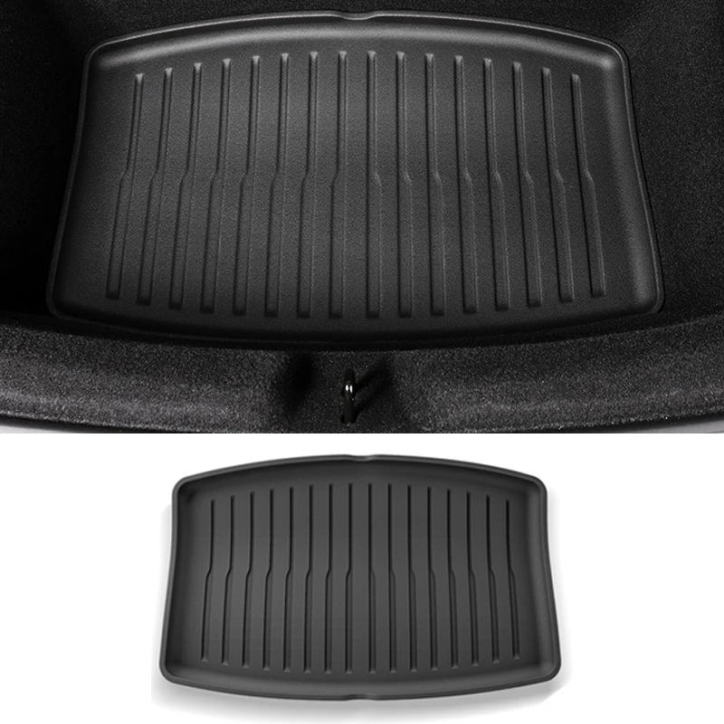 Per Tesla Model 3 + Highland 2024 tappetini per bagagliaio anteriore posteriore per auto TPE copertura protettiva per bagagliaio inferiore fodera