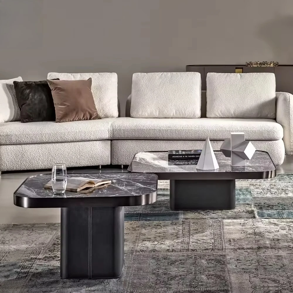 Modern Mini Glass Coffee & Tea Table Set Centre Table for Dining & Home TV Cabinet Compatible with Living Room Design