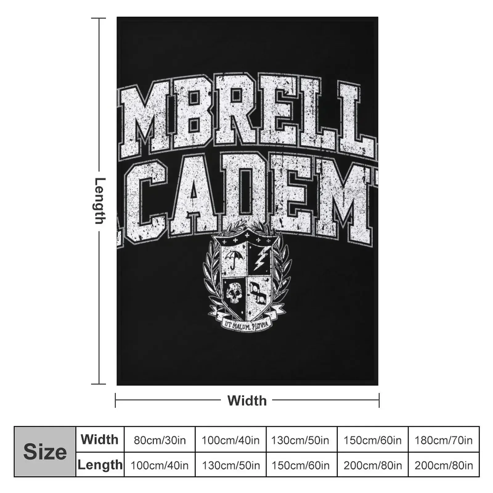 Umbrella Academy Throw Blanket Plush Vintage blankets ands Thins Retros Thermals For Travel Blankets