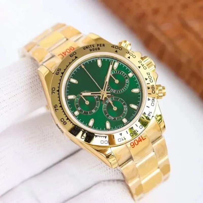 2025VIP Panda Daytona Series Fully Automatic Mechanical Stainless Steel Ceramic Ring Waterproof Luminous Steel Band Men's Watch