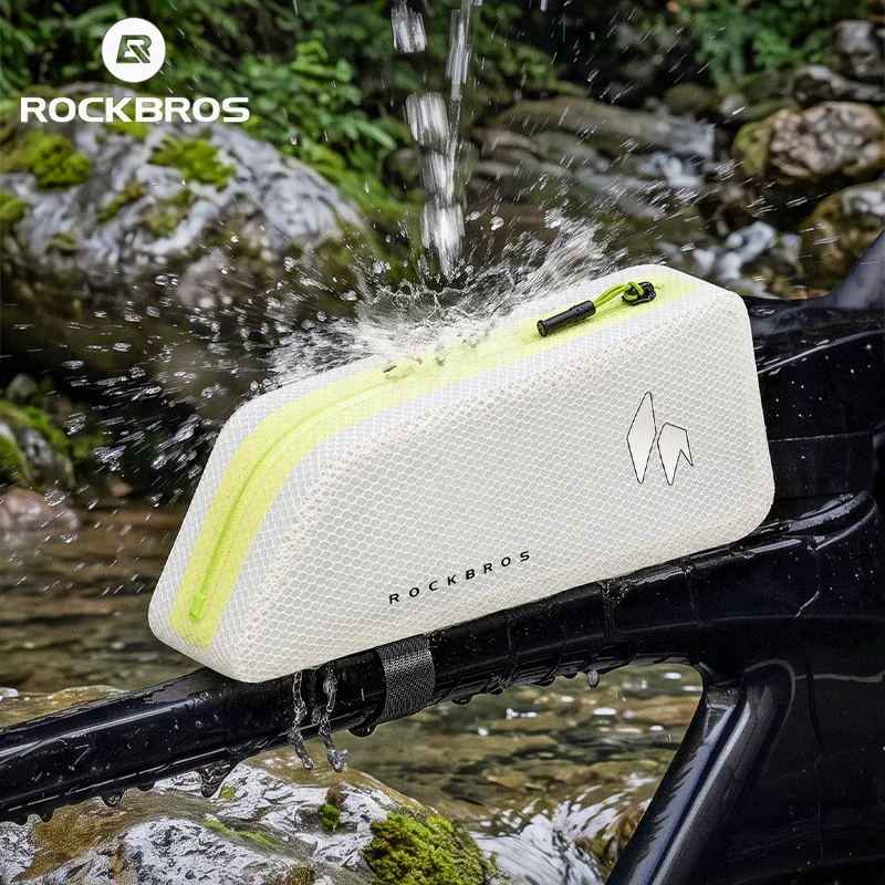 ROCKBROS Bicycle Upper/Lower Tube/Front/Rear Bag Translucent Waterproof Design Optional Combination MTB Road Bike Equipment