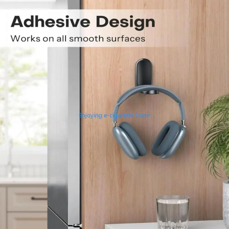 Universals selbstklebender Over-Ear-Kopfhörerhalter für Desktop-Aufbewahrung und aufgeräumte Arbeitsplätze Y4QF – Detail 9