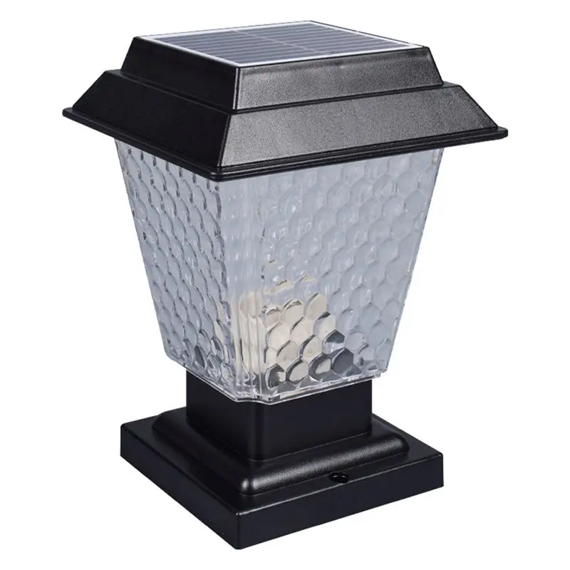 

ABWR-Солнечный столбчатый светильник для улицы, водонепроницаемый, светодиодный, на солнечной энергии, автоматический, перезаряжаемый, для сада и забора