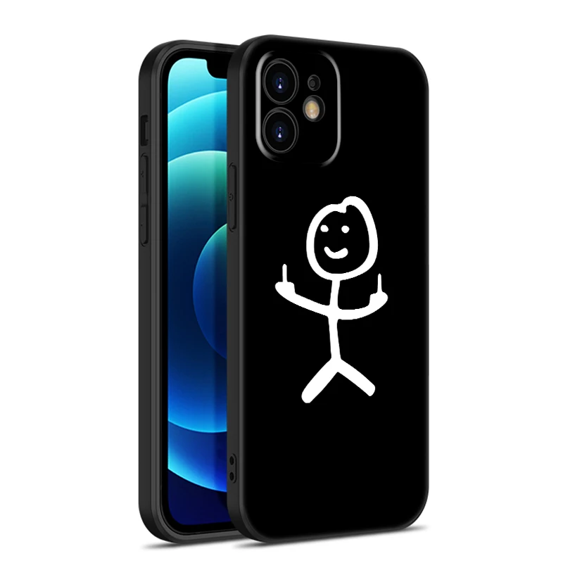 Funda de teléfono de Matchman con dibujos animados, Stickman para Huawei Nova 12i 11i 8i 10SE 9SE Y91 Y90 Y72 Y71 Y70 Y8P Y9S Y6P Y7P Y9 Prime 2019