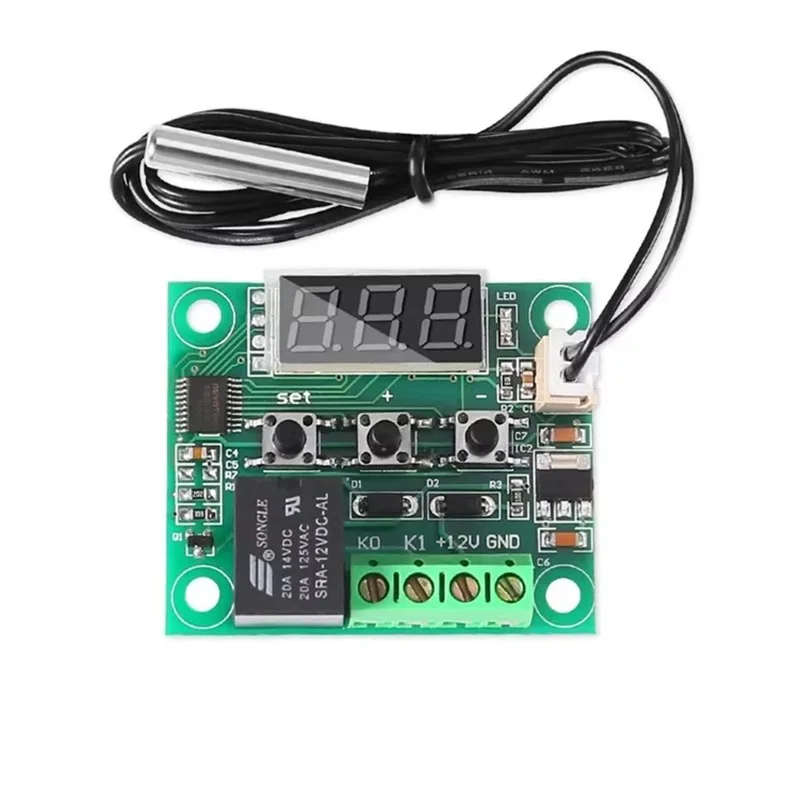 W1209 DC 12V Rot/Blau Wärme Kühlen Temp Thermostat Temperatur Control Schalter Temperatur Controller