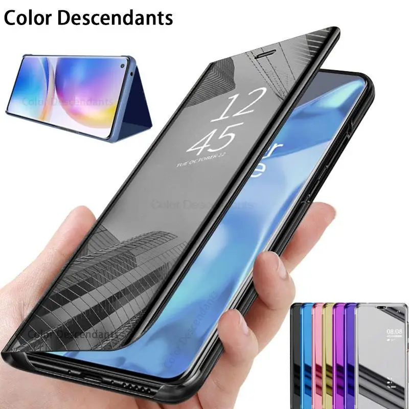 For Honor X8 X7 X9 X9A Case Mirror Flip Holder Cover For Honor 70 50 90 200 Lite X50 X7B X8B X9B Magic 5 Lite Bracket Case 7A