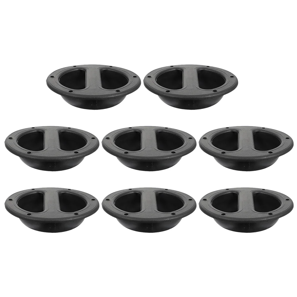 

8 Pcs Speaker Round Handles ABS Black 146x38 Stage Speaker Cabinet Lift Handle Replace Old Broken Material