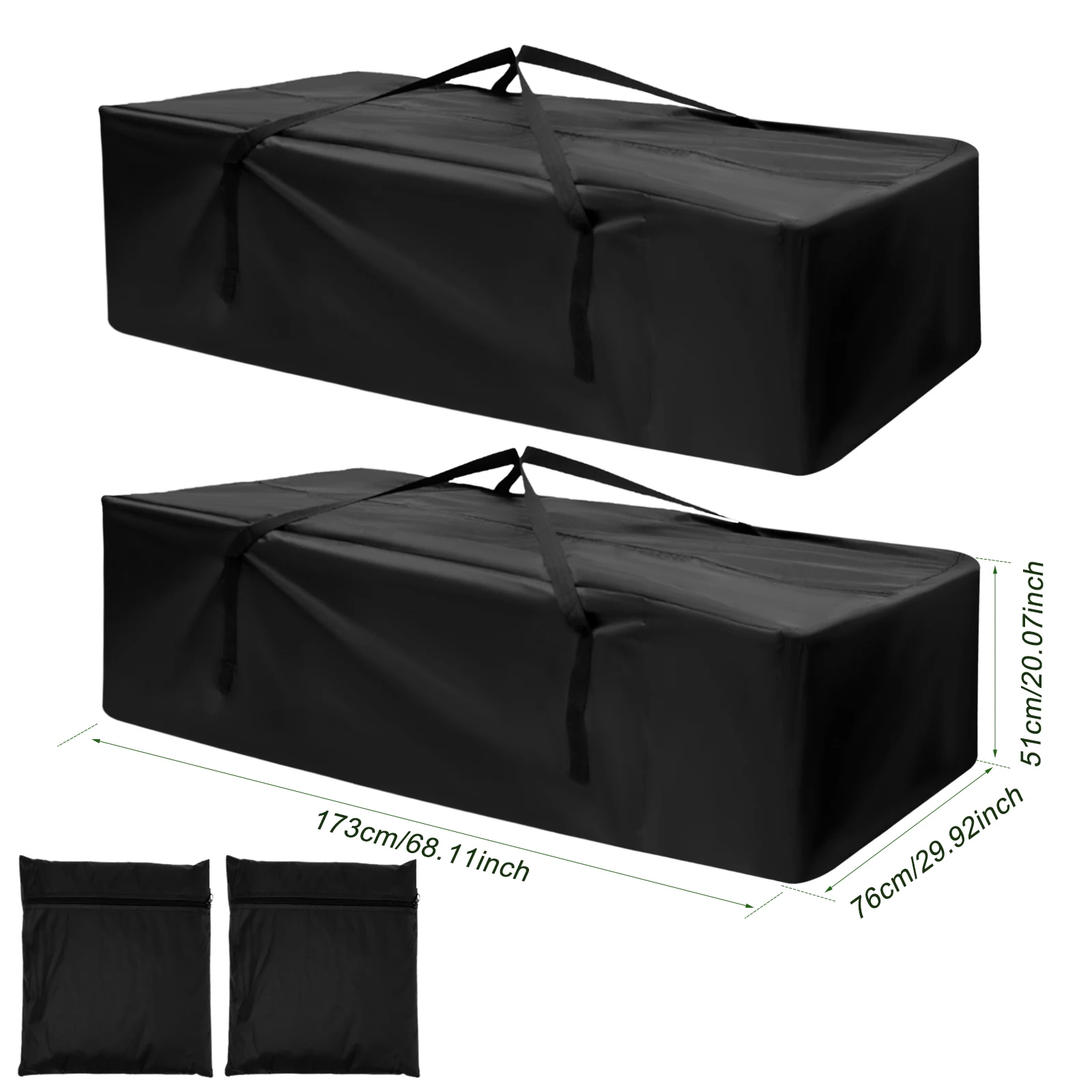Meubelkussen Opbergtas Waterdicht 210D Oxford Doek Buiten Tuin Kerstboom Organisator Beschermhoes Stofdicht