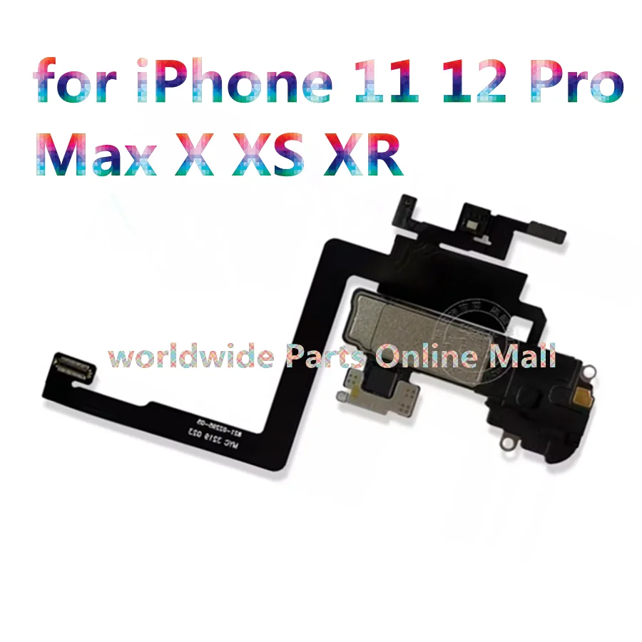 

10pcs Earpiece Flex Cable for iPhone 11 12 Pro Max X XS XR Sound Speaker Headphone Headset Replacement Parts