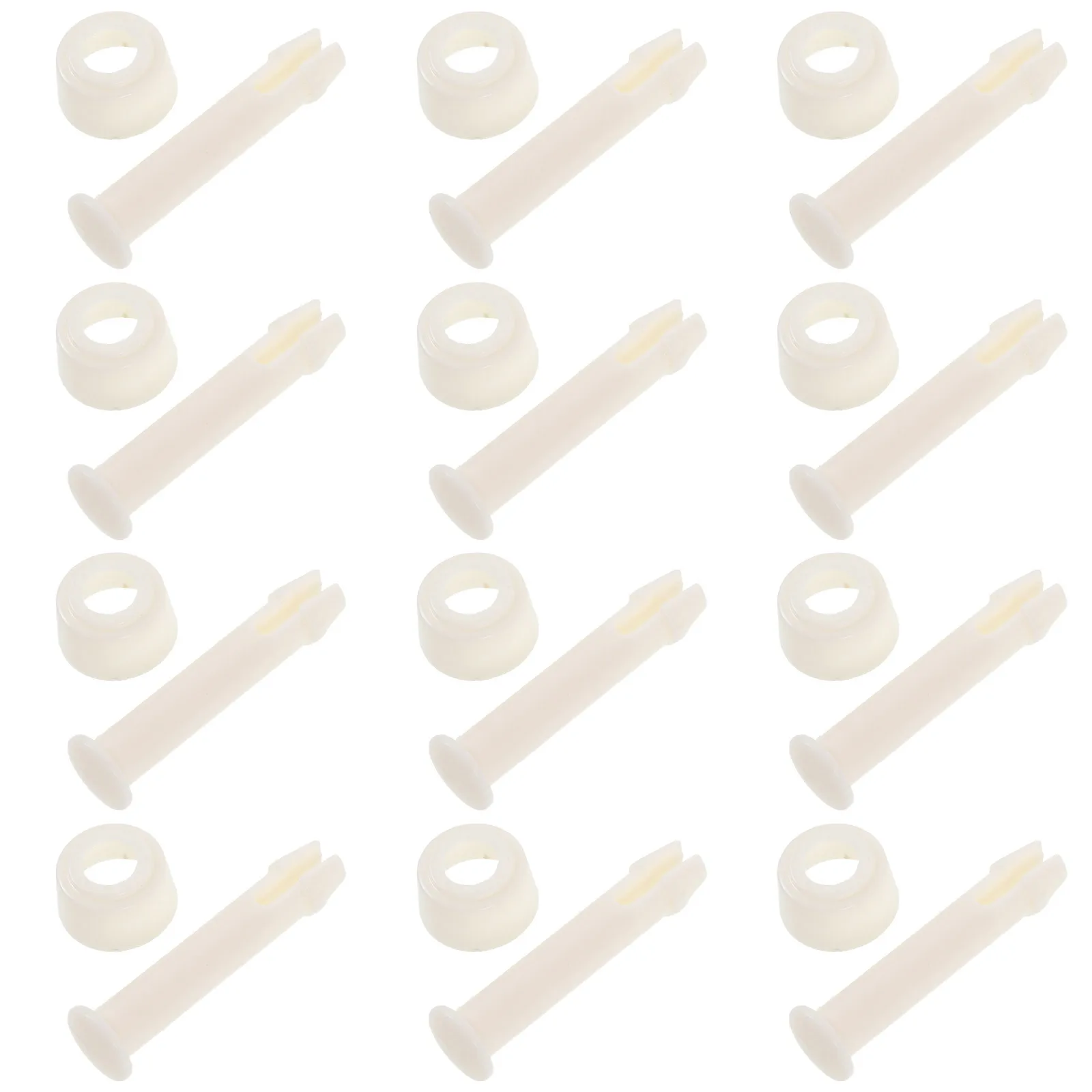 สลักล็อคพลาสติก ABS สำหรับเปลี่ยน 12 ชิ้น ใช้กับตาข่ายเก็บเศษใบไม้ แปรงทำความสะอาดสระว่ายน้ำ ด้ามจับ และอุปกรณ์ทำความสะอาดสระว่ายน้ำ