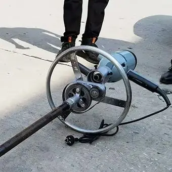 Customized Compact Handheld Drilling Machine Vertical Stand Design Ideal for Household Water Well Drilling Rig