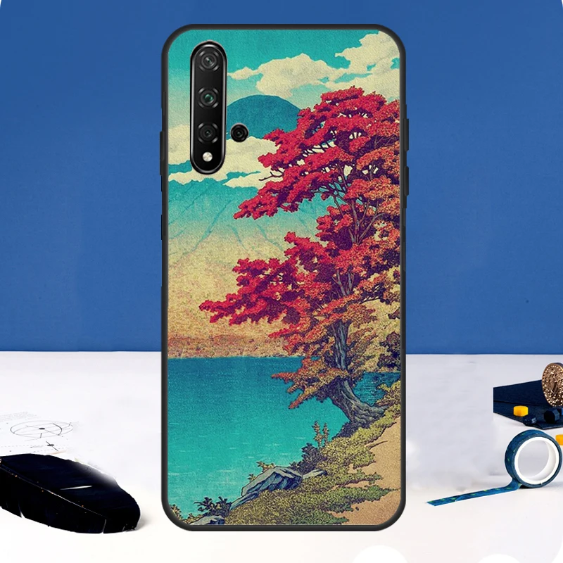 Japanese Ukiyo-e Art Cover For Huawei Nova 10 9 SE 11i 8i 7i 3i Y90 Y91 Y70 Y60 Y61 5T P30 P60 Pro P40 Lite Case