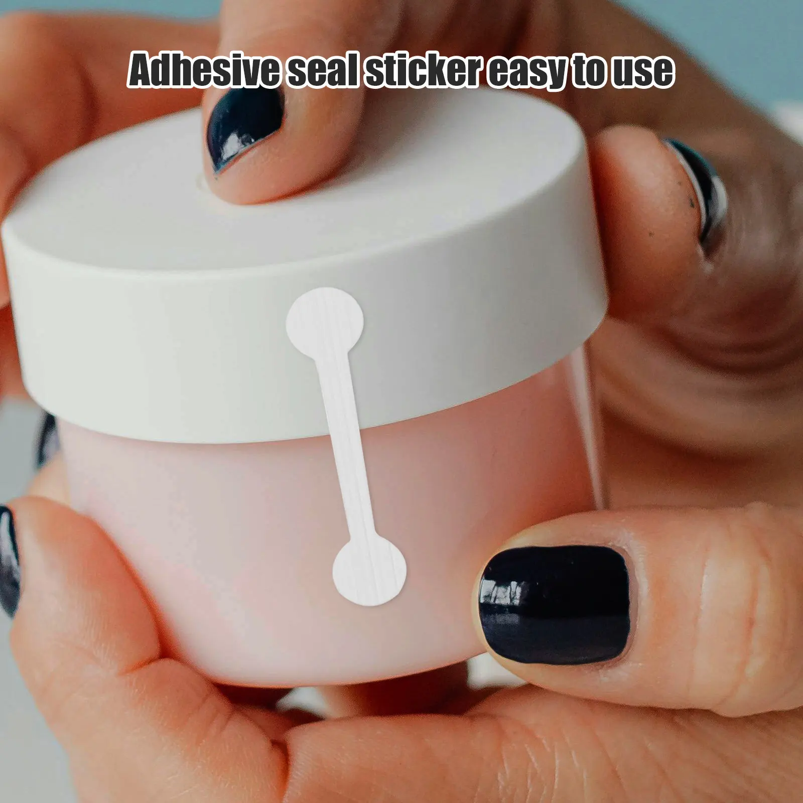 

500Pcs Self Adhesive Seal Stickers Tamper Evident Sealing Tape for Bottles Essential Oil Tube Packaging