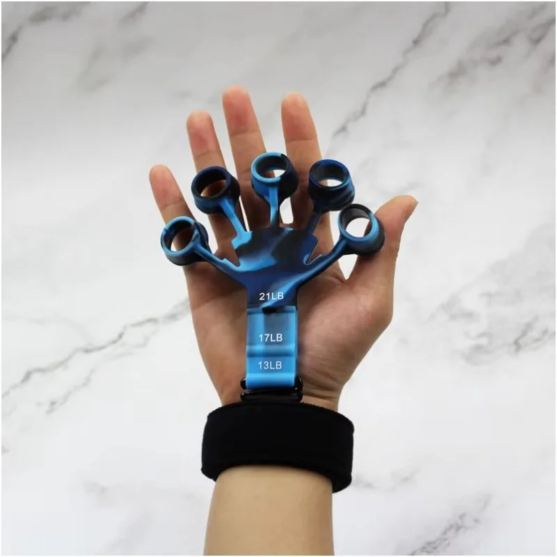 Finger Gripper Finger Exerciser Guitar Finger Exerciser 6 Resistant Levels Recovery Physical Tools Hand Strengthener For Patient