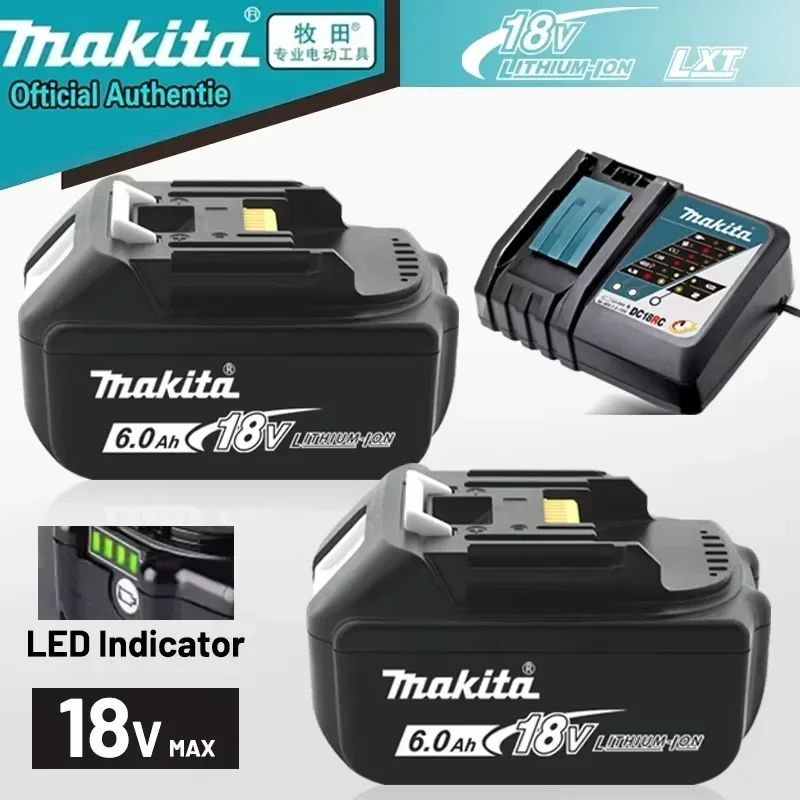 100% Original for Makita 6ah 18V Battery BL1830B BL1850B BL1850 BL1840 Replacement Lithium Battery,Makita 18 v Bettery