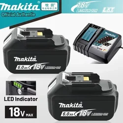 100% Original for Makita 6ah 18V Battery BL1830B BL1850B BL1850 BL1840  Replacement Lithium Battery,Makita 18 v Bettery