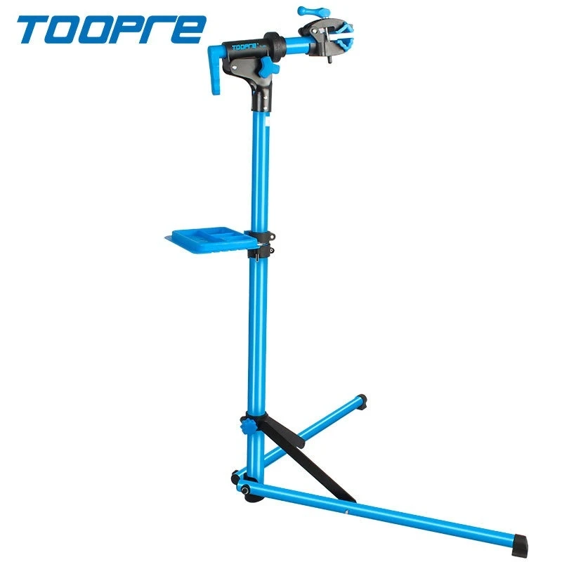 Foldable Bicycle Repair Stand Aluminum Alloy 360°Rotatable Bicycle Display Storage Repair Rack  Bike Repair Maintanance Frame