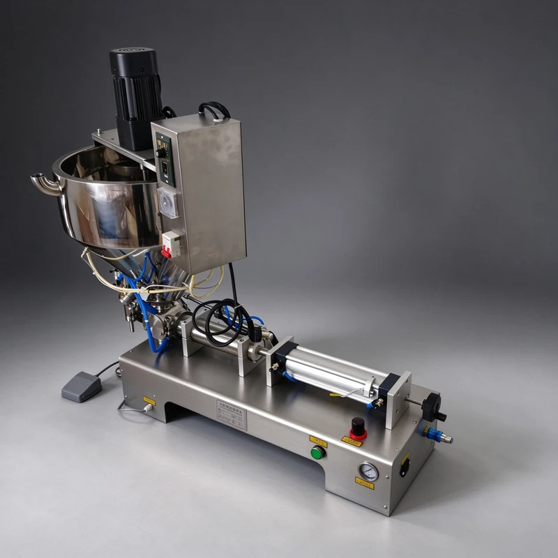 Paste Filling Machine Multi Purpose Quantitative Pneumatic Automatic With Heating Stirring For Various Paste Materials Filling M