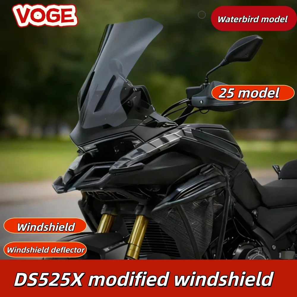 Modified Waterbird front windshield suitable for VOGE DS525X windshield non-destructive installation wuji DS525X DSX525 ds525x