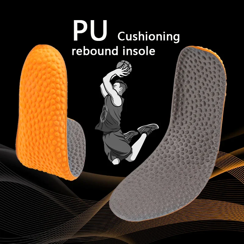 1 Pair Sport Insoles Soft Shoe Pads Arch Support Orthotic Insole Breathable Deodorant Shock Absorption Cushion Shoes inserts