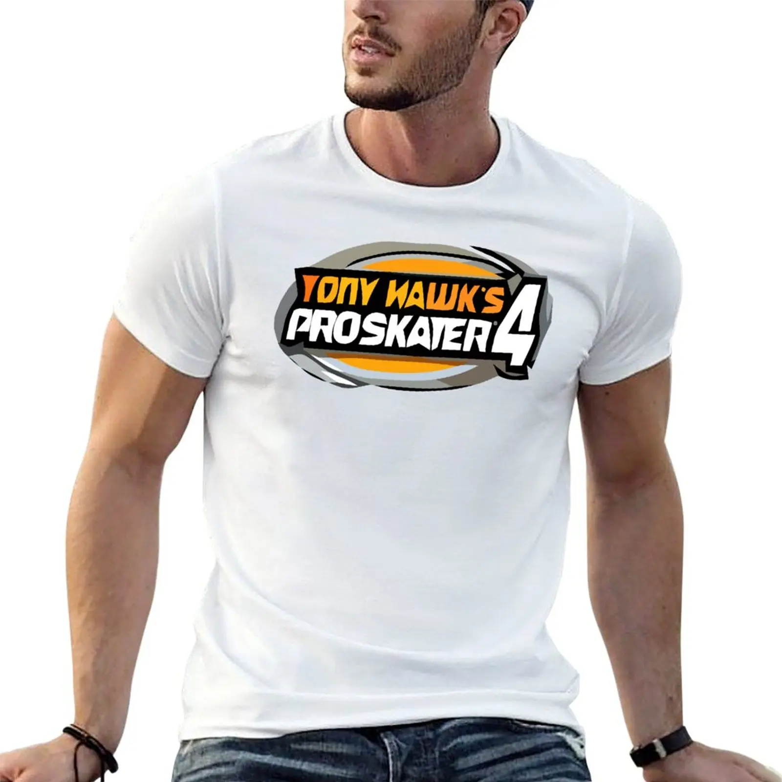 Pro hombre anime Skater Tony camisetas extragrandes Hawks camisetas camiseta divertida 4.