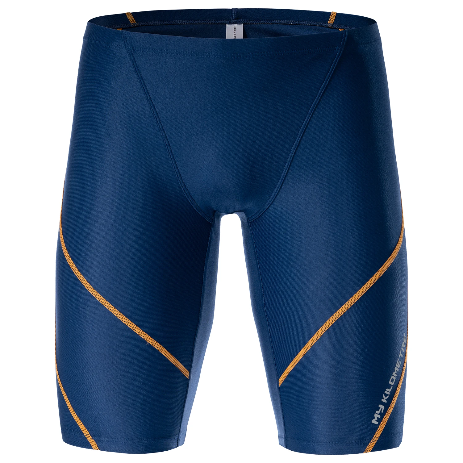 MY KILOMETRE Masculino Swim Jammer PBT homem maiô Trajes de banho de resistência para treinamento atlético duráveis Shorts de natação calção de banho masculino Man Swim Jammers