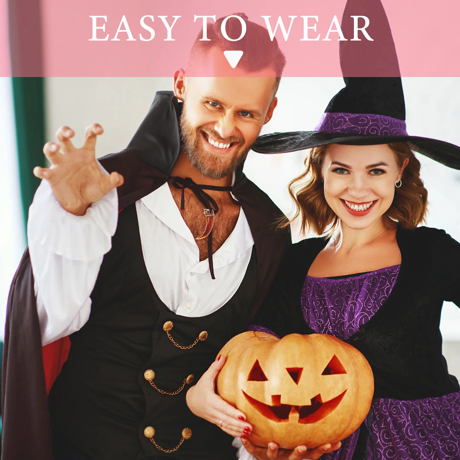 Accessoires de griffes de dent de bête, 5 pièces: bijoux tribaux légers et réalistes pour Halloween, griffes de Cosplay pour adultes, requin en résine