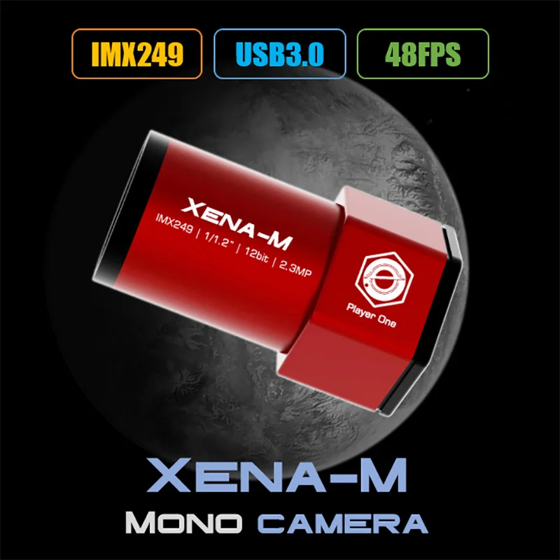 เครื่องเล่นหนึ่ง XENA-M USB 3.0กล้องโมโน imx249เน้นซีรีย์แนะนำอุปกรณ์เสริมสำหรับการถ่ายภาพดาราศาสตร์