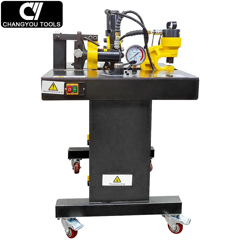 DHY-150 three in one busbar punching bending cutting machine