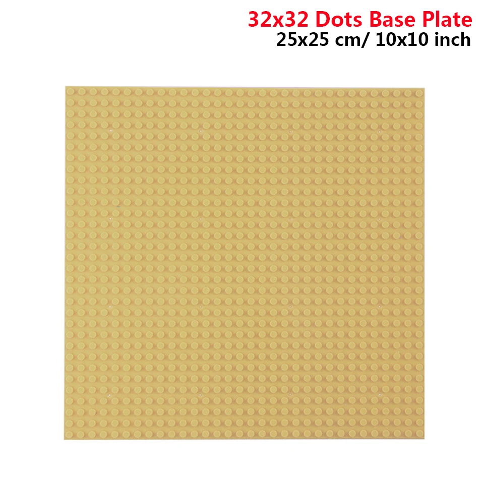 32x32 32x16 Dots Classic Building Blocks Base Plate MOC DIY Small Size Bricks Baseplate Parts for City Figures Children Toys